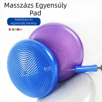 Egyensúlyozó jóga labda masszázs párnával, PVC, 900 g, felfújható, testreszabható