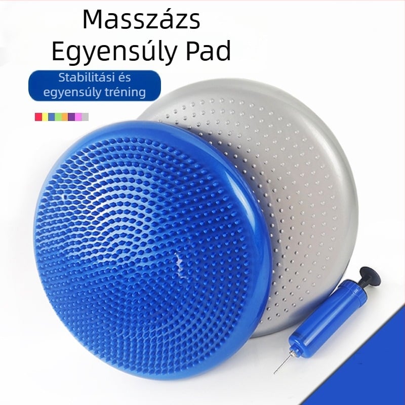 Egyensúlyozó jóga labda masszázs párnával, PVC, 900 g, felfújható, testreszabható