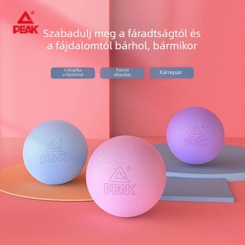 Jóga fascia gömb talp-, váll- és nyakmasszázshoz; sérülés utáni felépülésre szolgáló zsebmasszírozó – Anyag: TPE, Tömeg: 145 g, Eredet: Zhejiang, Testreszabás: Igen