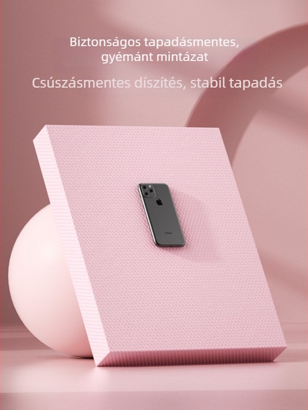 Egyensúlyi jóga-matrac edzéshez: ütéscsillapító könyökvédő, stabil sík támogató felület otthoni edzéshez