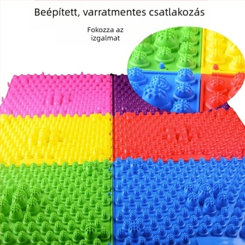 Acupréses talpmasszázs tábla otthoni használatra, lábujjnyomó lemez és akupont stimulációval