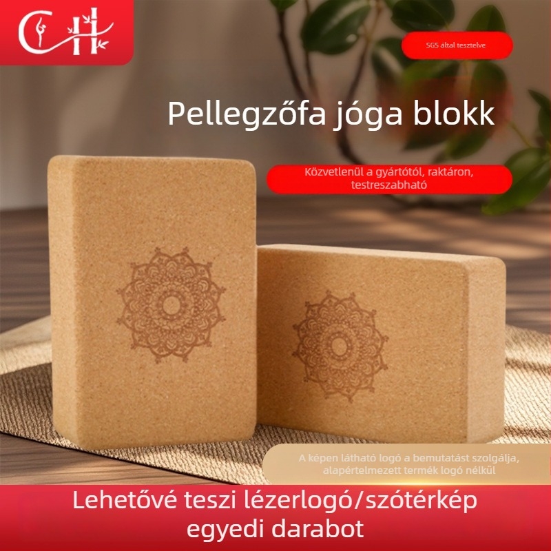 Nagahiro parafa jóga blokk, 730 g, logó testreszabás