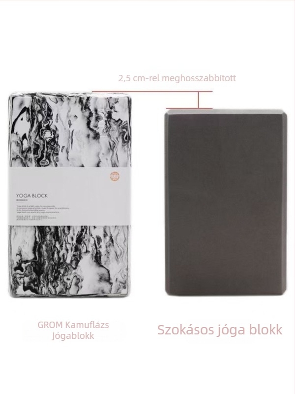 Jógablokk – EVA anyag, kiterjedt sűrűségű hab, 280–300 g, Zhejiang származású, testreszabható