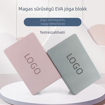 Jóga blokk EVA, 350 g, nagy sűrűségű; alkalmas Iyengar jóga és tánc gyakorlásához felnőtteknek és gyerekeknek