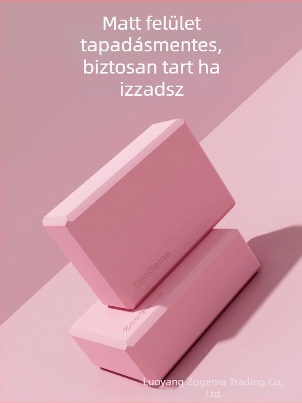 Hongjie EVA jóga blokk, nagy sűrűségű hab, felnőttek és gyerekek számára, jóga és tánc gyakorláshoz