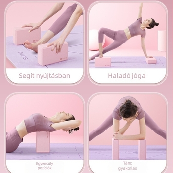 Yijia jóga blokk – EVA anyag, nagy sűrűségű hab, súly 150 g / 200 g, jóga tömb edzéshez