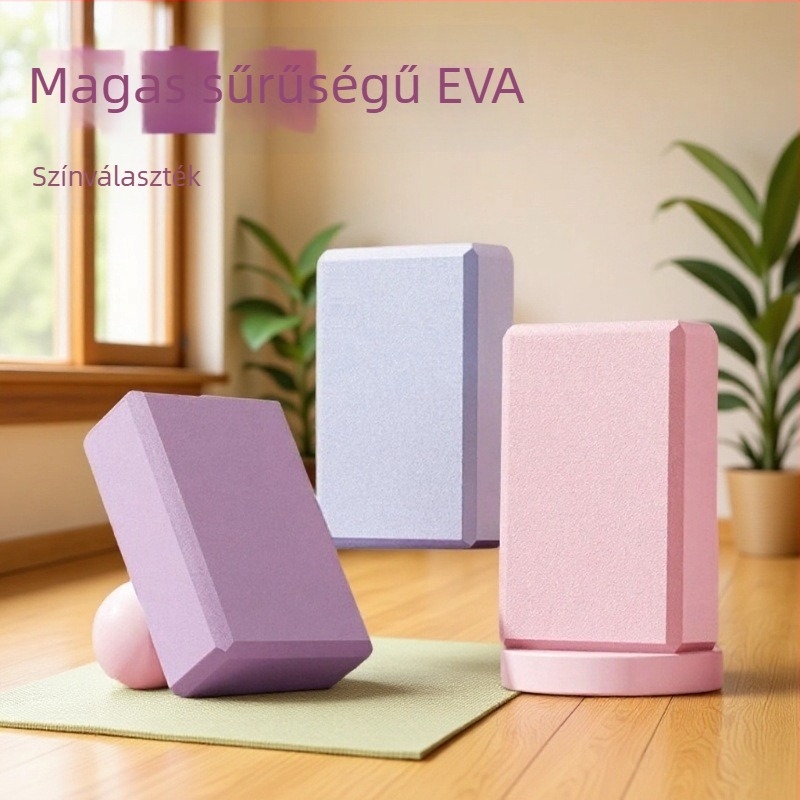 Yijia jóga blokk – EVA anyag, nagy sűrűségű hab, súly 150 g / 200 g, jóga tömb edzéshez