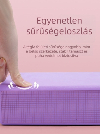 Nagy sűrűségű hab jóga blokk stúdióhasználatra, gyerek táncgyakorlatokhoz és lábnyújtáshoz