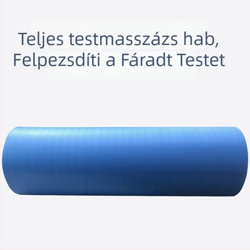 Fényes EVA jóga görgő izomlazításra és masszázsra, tömör tengely, csúszásmentes felület
