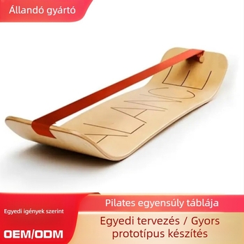 Oems juharfa fából készült jóga egyensúlydeszka edzéshez