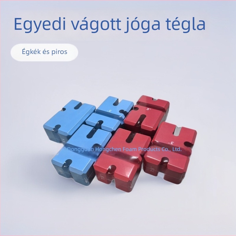 EVA jóga blokk testreszabott formával, keménység 38°, súly 128 g