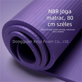 Jógaszőnyeg (Anyag: nbr; Vastagság: 8 mm; Súly: 800 g; Mintázat: Csíkos; Testreszabás: Igen)