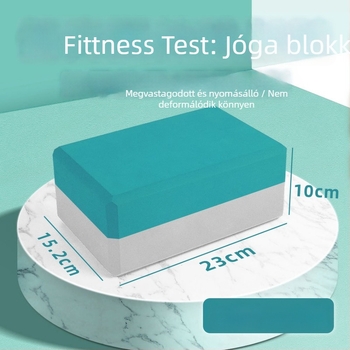 Jógablokk EVA habból — 250 g, magas sűrűségű blokk jóga és tánc gyakorláshoz, testreszabható magánmárkával