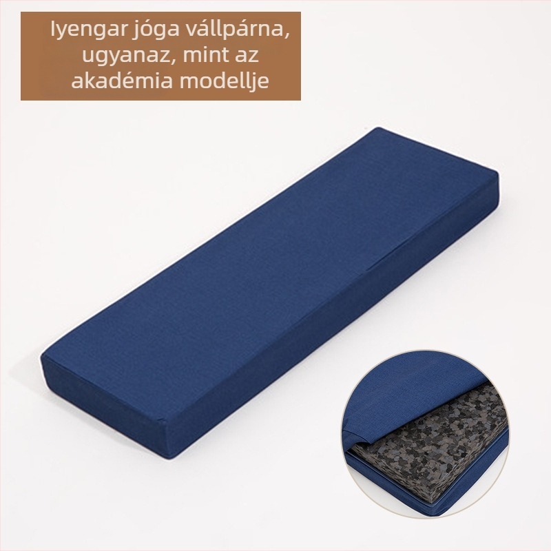 Jóga vállpárna – pamut huzat, nedvesség-elszívó, csúszásmentes, támogató kiegészítő