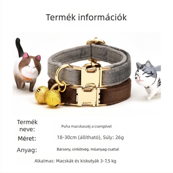 Macska nyakörv monokróm mintával, gyapjúból készült, macskák számára, szabadidős stílus, minden évszakban alkalmas