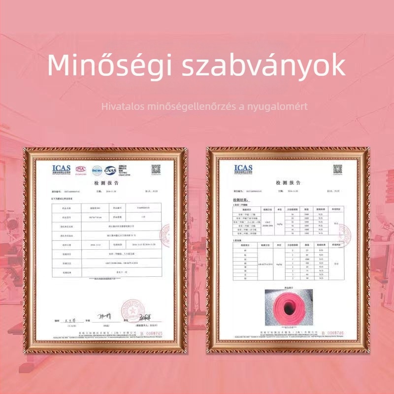 Kezdőknek szánt jóga matrac kisebb hibával, Corduroy nbr anyag, 15 mm vastagság, 1000 g, csíkos mintázat