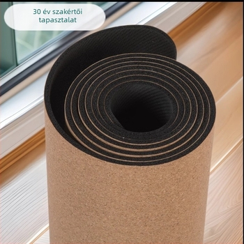 Parafa-kaucsuk anyagból készült jóga matrac, Shengde márka, 3000 g, 4–5 mm vastagság