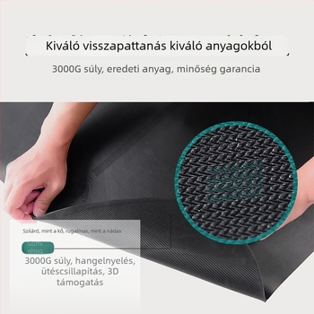 PU jóga matrac vonalazott, csúszásmentes, otthoni használatra, 4-5 mm vastagság