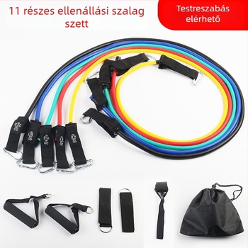 11 részes multifunkcionális ellenállás szalag készlet edzéshez