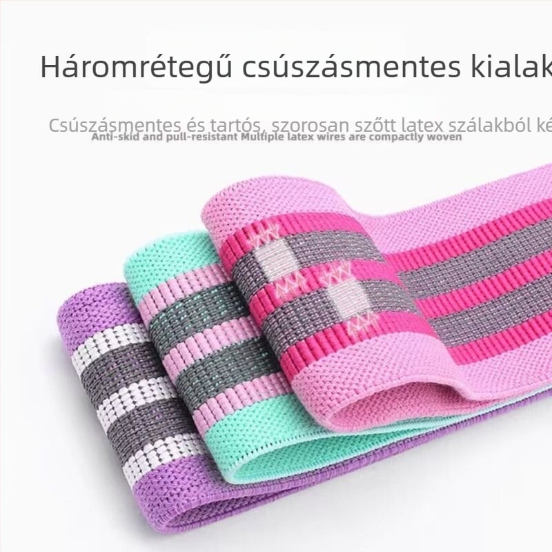 Rice Flowers jógaöv ellenállás készlet — csípőgyűrű, guggolási gyűrű, elasztikus ellenállás szalagok