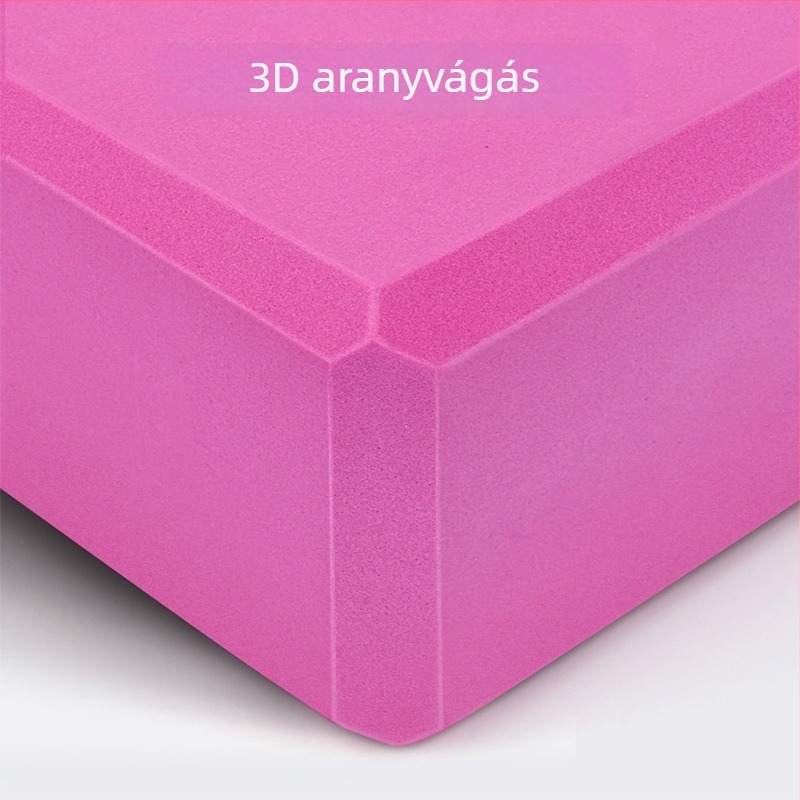 Jóga blokk EVA, nagy sűrűségű - kezdőknek, 120 g, Morning Rainbow márka, testreszabás elérhető