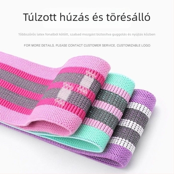 Dazzling Latex Ellenállásöv Csípőgyűrűvel Glute Traininghez, Guggolásokhoz és Jógához – Csúszásmentes