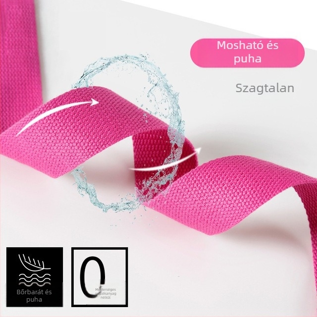 Brahma beauty Jóga öv és kötél — Poliészter-pamut anyagú nyújtó szalag, jóga segédeszköz