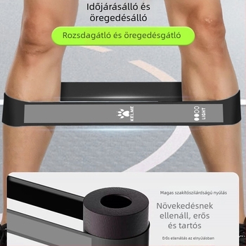 Hurkolt elasztikus ellenállás szalagkészlet – edzéshez és rehabilitációhoz, Anyag: selyem, Modell: F9768JMM9969HM, Márka: Other