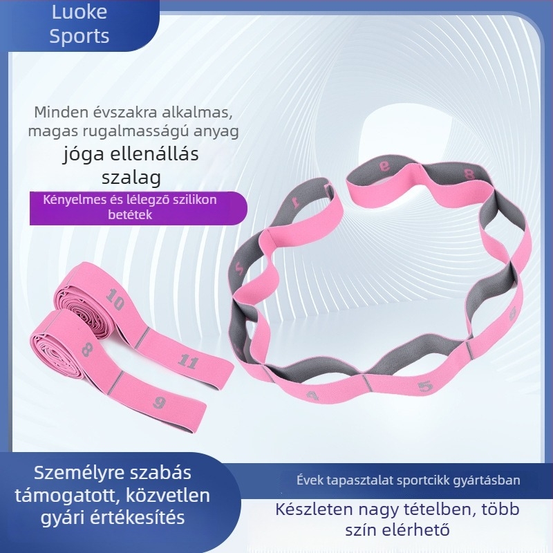 Loko nyújtóöv jógahoz – ellenállás szalag fitneszhez, guggolásokhoz és jóga
