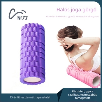 Jóga oszlop EVA hab görgő üreges a fascia felszabadítására, teherbírás 200 kg