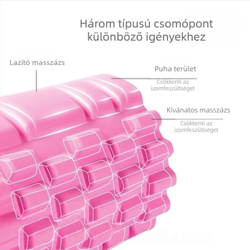 Jóga oszlop EVA hab görgő üreges a fascia felszabadítására, teherbírás 200 kg