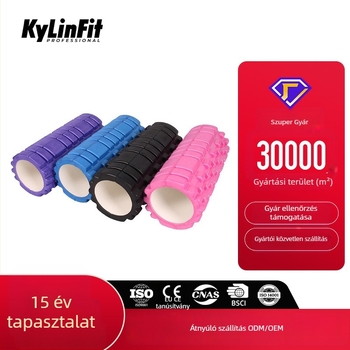 Li Jun EVA masszázs jóga görgő masszázshoz, jóga és fitneszhez — habhenger és Pilates pálca