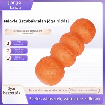 Leo EPP habból készült jóga oszlop, négyfejű szabálytalan kialakítással, izommasszázsra és relaxációra