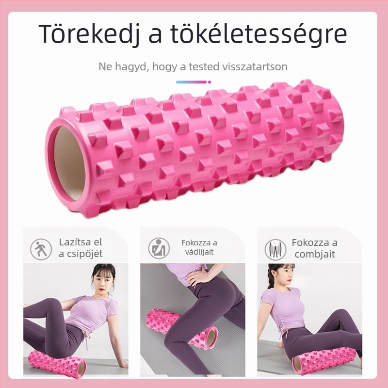 Tüskés habhenger izomlazításra, jóga és masszázs