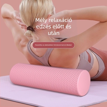 Jóga oszlop habos maggal – kezdőknek, masszázs görgő a derékhoz Pilateshez és fitneszhez (Anyag: PP; Márka: Other)