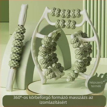 Lábszár-masszírozó gyűrűs rögzítő görgő a vádli karcsúsítására, multifunkcionális habhenger a lábizmok ellazításához