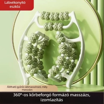 Lábszár-masszírozó gyűrűs rögzítő görgő a vádli karcsúsítására, multifunkcionális habhenger a lábizmok ellazításához
