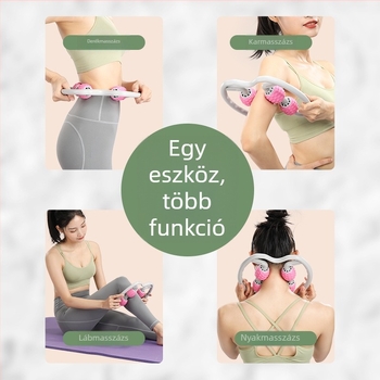 Gyűrű alakú vádli masszírozó és habhenger – izomlazításra és fascia számára
