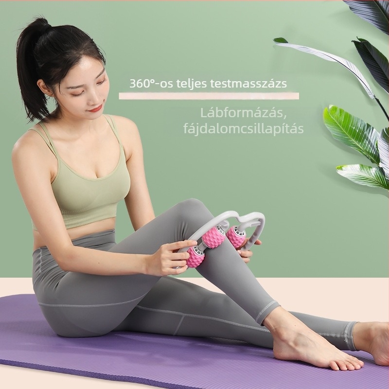 Gyűrű alakú vádli masszírozó és habhenger – izomlazításra és fascia számára