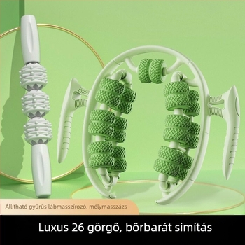 STKO 26-kerékes gyűrű alakú lábmasszírozó roller – vádli ellazítása, PP anyag