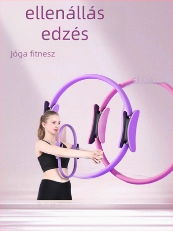 Pilates kör ívelt fogantyúval, üvegszálas+PP, magas rugalmasság