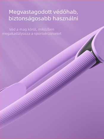 Pilates kör ívelt fogantyúval, üvegszálas+PP, magas rugalmasság