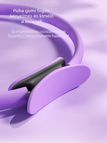 Pilates kör ívelt fogantyúval, üvegszálas+PP, magas rugalmasság