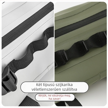 Vízálló horgász deréktáska bot tartóval és keresztpántos kivitelezéssel, TPU anyag, márka uunee