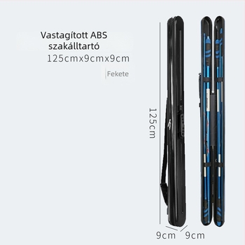 ABS műanyag horgászbot táska, merev héj, hordozható és vízálló tároló