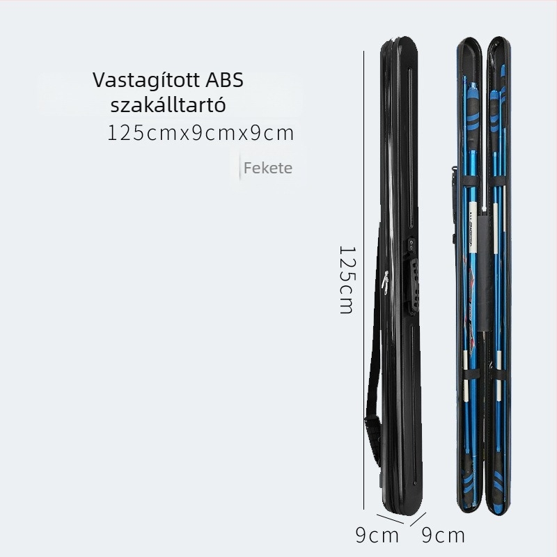 ABS műanyag horgászbot táska, merev héj, hordozható és vízálló tároló