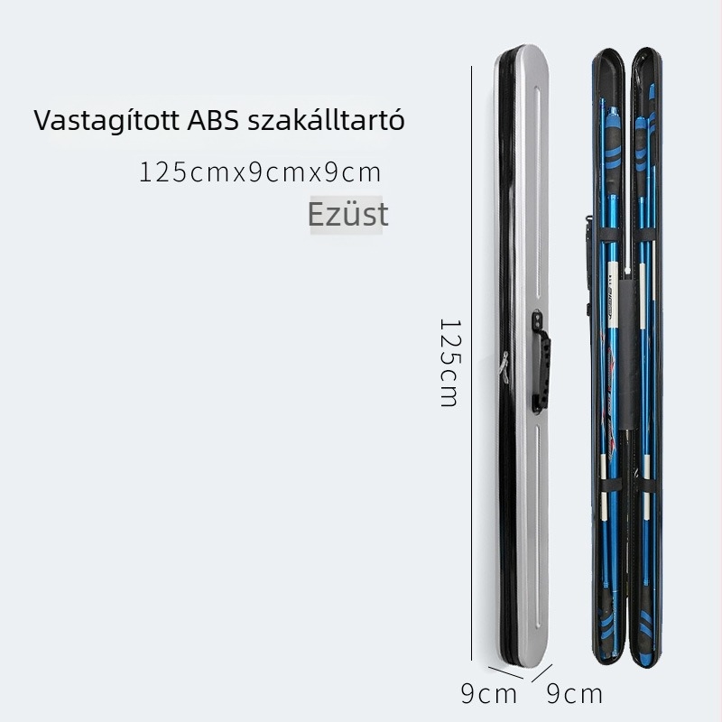 ABS műanyag horgászbot táska, merev héj, hordozható és vízálló tároló