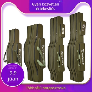 Horgászbot táska, nagy kapacitású, könnyű, nem vízálló