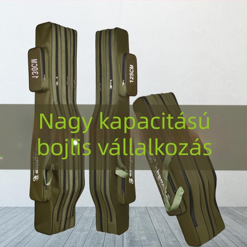 Horgászbot táska, nagy kapacitású, könnyű, nem vízálló
