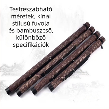 Fuvolatartó táska cipzárral és horgászbot-táska – hangszeres táska